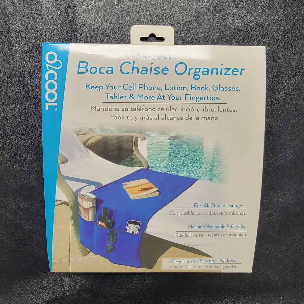 Blue Boca Chaise Organizer
